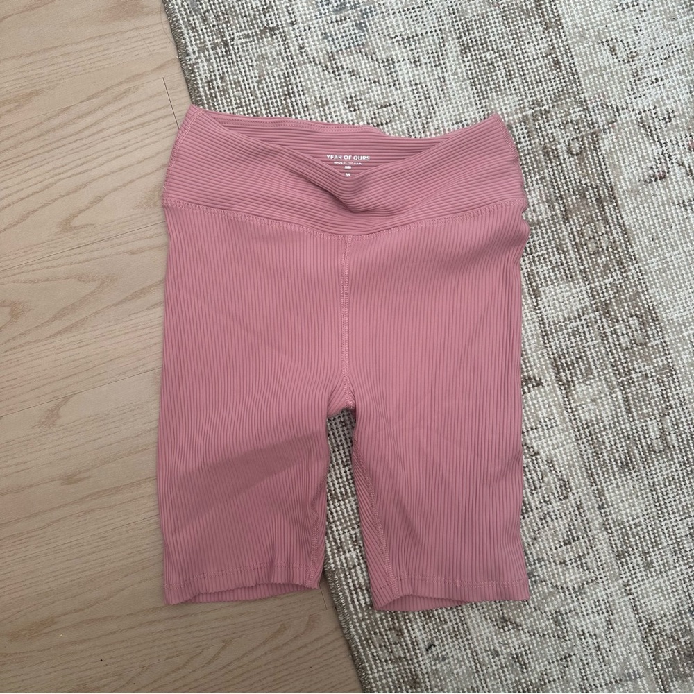 Year Of Ours Ribbed High-Waisted Bike Short
